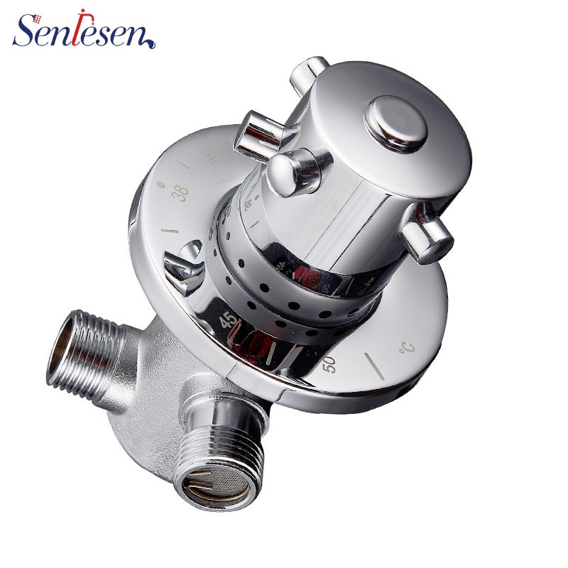 Senlesen Thermostatische Mengkraan Messing Controle De Mixing Watertemperatuur