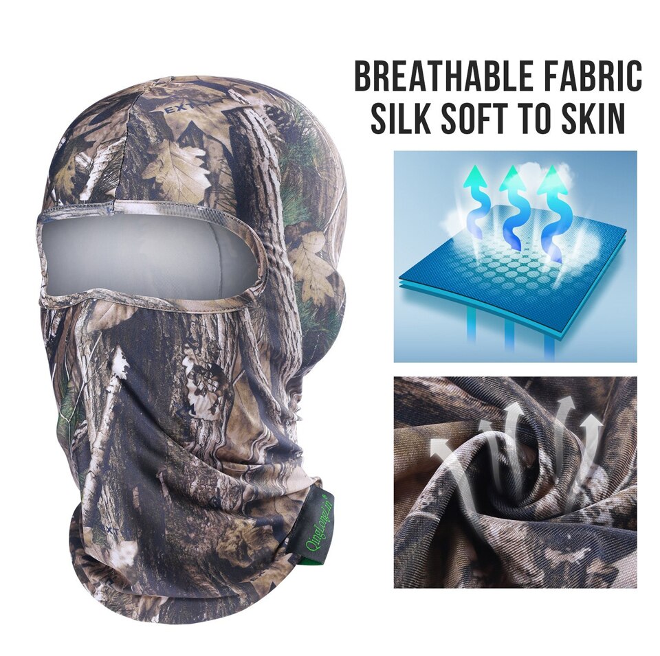 Winter Warmer Camouflage Balaclava Motorcycle Fietsen Moto Helm Liner Full Face Cover Winddicht Thermische Fleece Nek Warm Cap