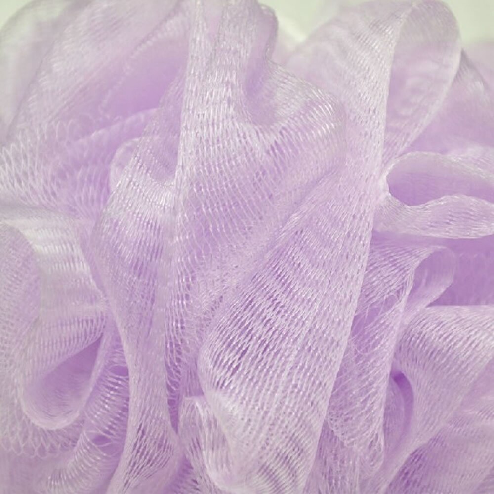1 stk blød loofah bad blomst bad kugle netto kugle rengøring eksfolierende bad brusebad svamp mesh tilfældigt