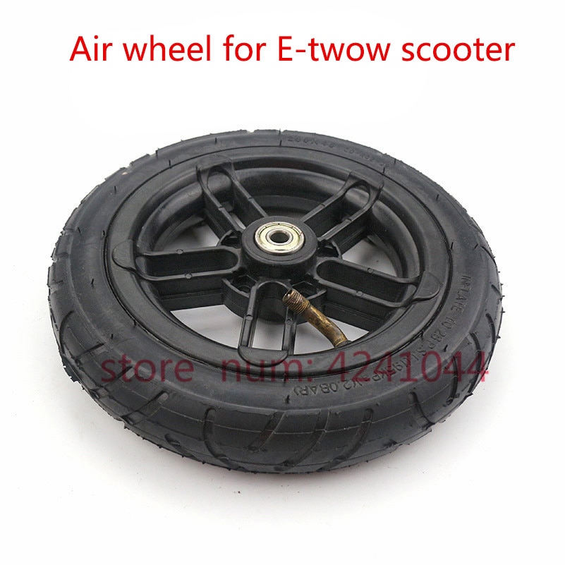 8 tommer oppustet hjul til e-twow  s2 scooter  m6 pneumatisk hjul med indre rør 8 "scooter kørestol lufthjul kan lastning 100kg