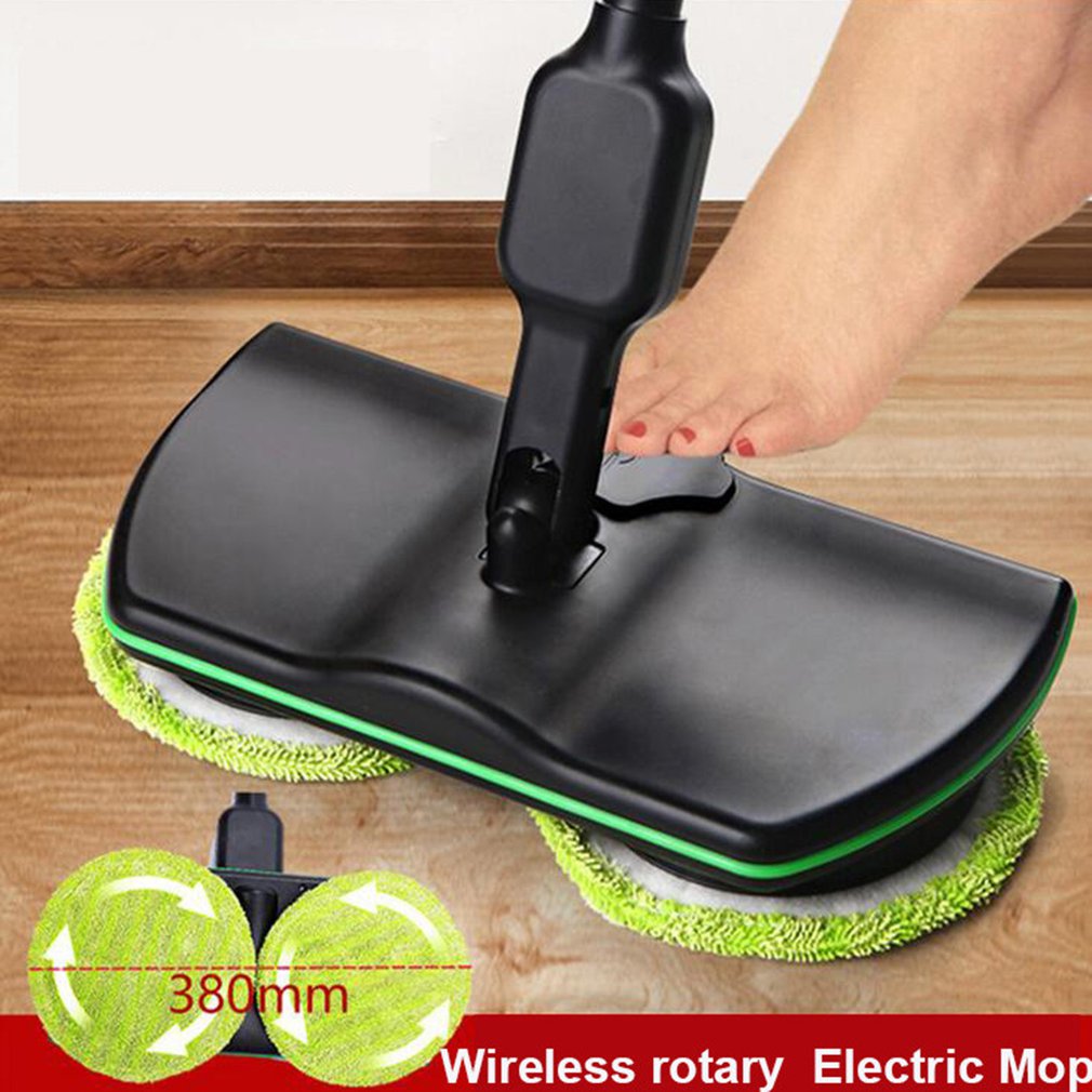 Household Wireless Electric Hand Push Sweeper Microfiber Automatic Mop Machine Rechargeable Cleaning Pad Home Floor Clean Tool