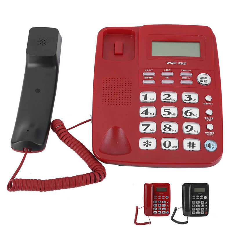 W520 Caller Identification Telephone Hands Free Call for Office Home Family Business Telephone