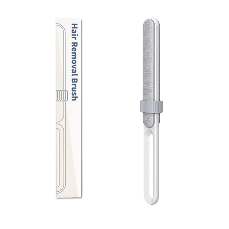 1 PC épilation réutilisable chat fourrure nettoyant animal de compagnie chien chat épilateur peluches rouleau brosse réutilisable chien épilation rouleau: WHITE
