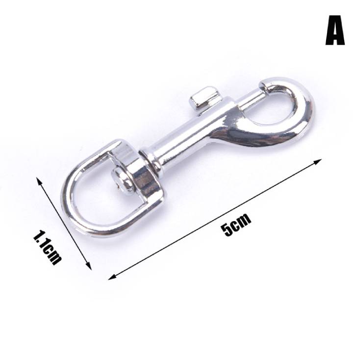 65mm/70mm/80mm/90mm/100mm/120mm Stainless Steel Bolt Snap Hook Clip Diving Singel Hook BCD Accessories Tools: green