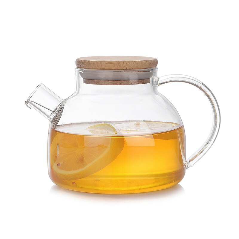 Heat Resistant Glass Teapot Chinese Kung Fu Tea Set Puer Tea Kettle Coffee Pot Tea Cup Healthy Tea Set Hand