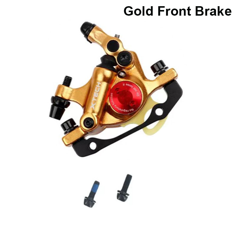 XTECH MTB Line Pulling Oil Pressure Calipers Hydraulic Disc Brake HB100 Front Rear 160MM MT200 M315 Scooter Bicycle Parts: Chocolate