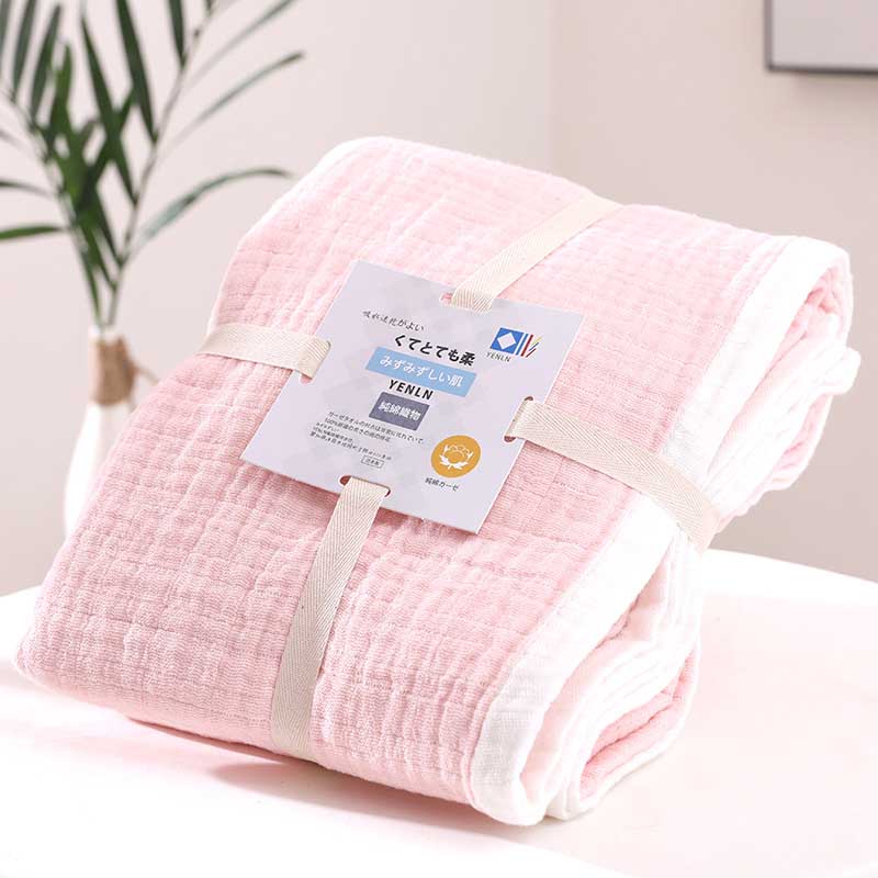 Five layers Summer Gauze Towel Blanket Nap Cotton Blanket Student Comfortable Quilt
