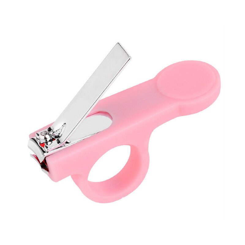 Children Pocket Finger Toe Nail Clipper With Magnifier Magnifying Glass for Babies Children & Adults Baby Manicurem Nail Care: pink