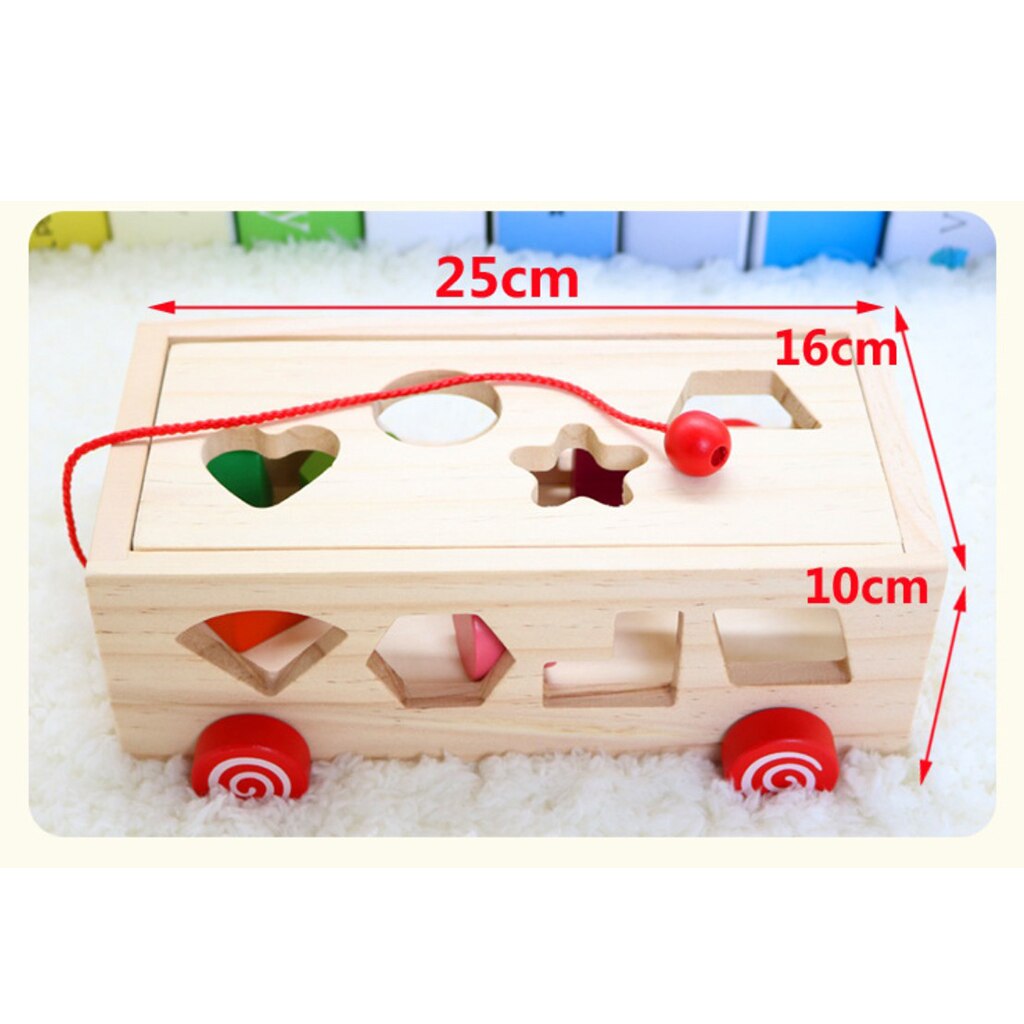 Shape Sorter Block Mathching Classic Toys Fun Interactive Preschool