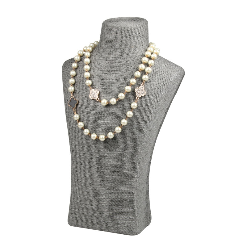 Hanf Seil Halskette Display Stand Halter Nizza Neue Halskette Aufhänger Schmuck Display Büste Modell Rack