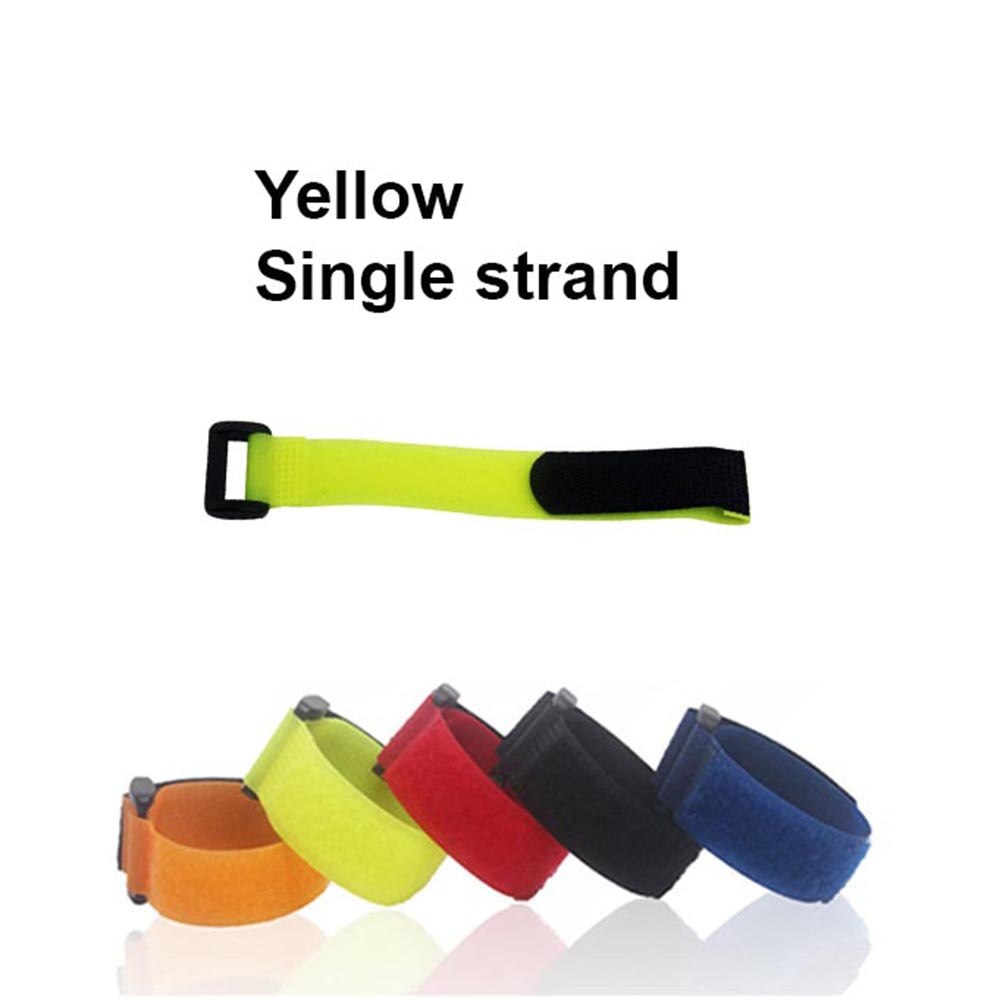 Fahrrad Rahmen Gurt Bluetooth Lautsprecher Festen Band für Reiten Wasser Tasse Regenschirm Anti-verlieren Lagerung Riemen Elektro Fahrrad Zubehör: Gelb Single