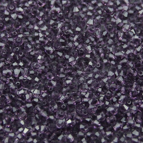 JHNBY 3mm 200pcs AAA Bicone Upscale Austrian crystals beads AB color plating Loose bead bracelet Jewelry Making Accessories DIY: 315 Violet