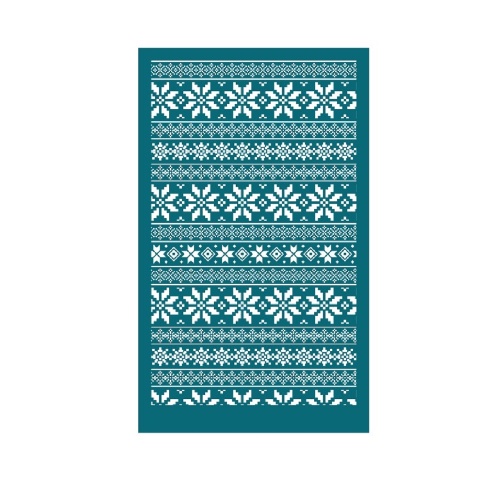 9x15 cmNuovo kit di stampa serigrafica riutilizzabile per serigrafia per la stampa su gioielli in argilla Orecchini in argilla stampino in argilla polimerica: Radura