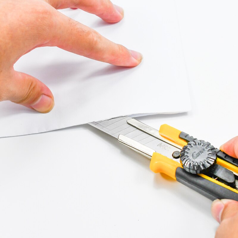 Nóż introligatorski i 5 sztuk stop frez ze stali ostrze wymienne Sztuka nóż ostrza DIY wytrzymały metal nóż gilotyna robić papieru narzędzia