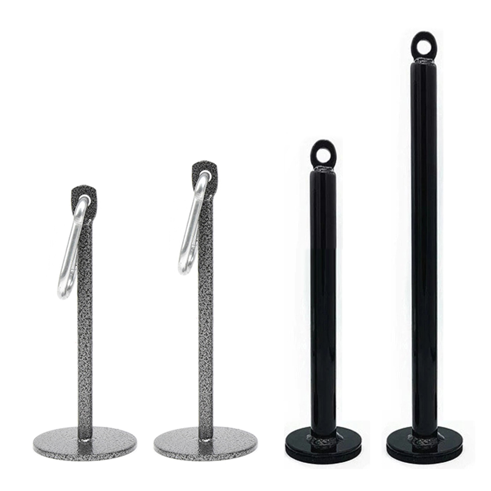 Weight Plate Loading Pin Grip Strength Training Stand Home Rack with Carabiner Fitness Accessories Maximum about 300kg