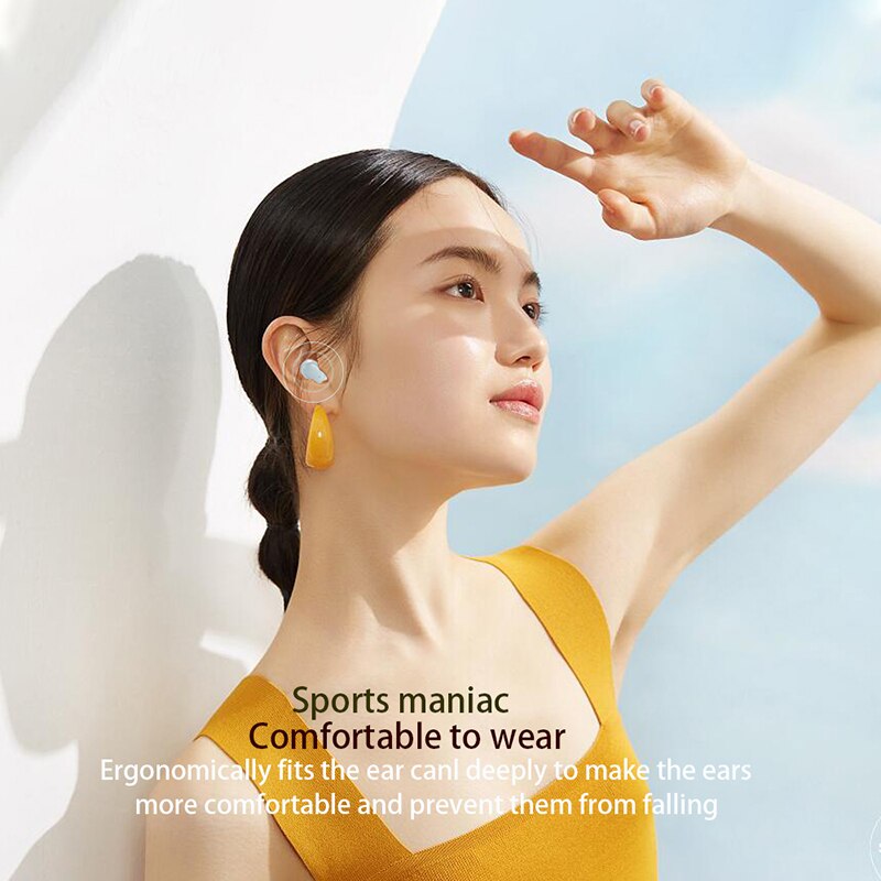A6 spro tws bluetooth øretelefon trådløs hodetelefon stereo hodesett sport ørepropper mikrofon ladeboks for smartwatch telefon reloj