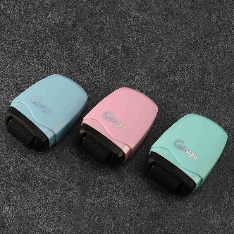 3 Pack Identity Theft Prevention Stamp Identity Guard Roller Stamp Wide Rolling Security Stamp(Blue,Green,Pink)