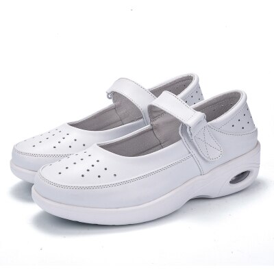 BEYARNE frauen atmungsaktive hohl hausschuhe abnehmen schuhe neue keil dämpfung haken &Ampere; schleife frau Espadrilles Sport schaukel schuh: hohl Weiß / 9