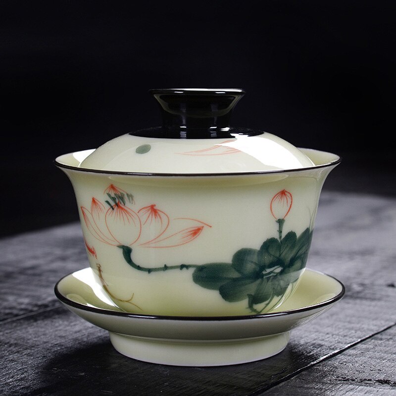 150ml chinese landscape painting Gaiwan Tea Set Ceramic Teaware Sets Tea Set Teapot Teaset Tea Cups Of Tea Ceremony