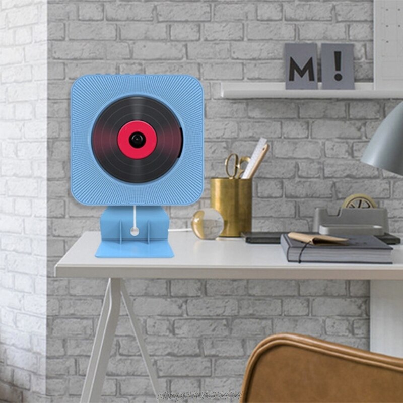 Bluetooth Player Portable Wall Mountable Music Player Home Audio Player With Remote Control FM Radio Headphone A14 21