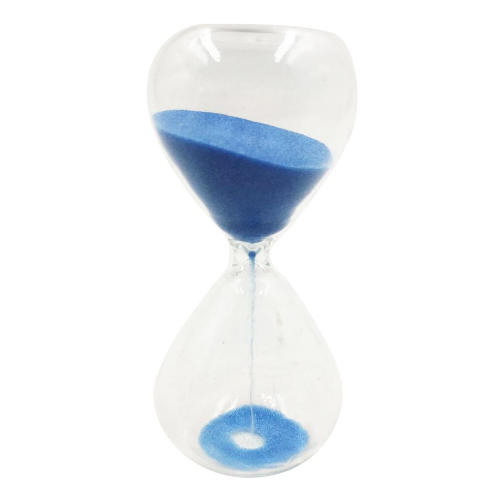 3 Minutes Sandglass Hourglass Sand Clock Timers Home Desktop Clock Blue