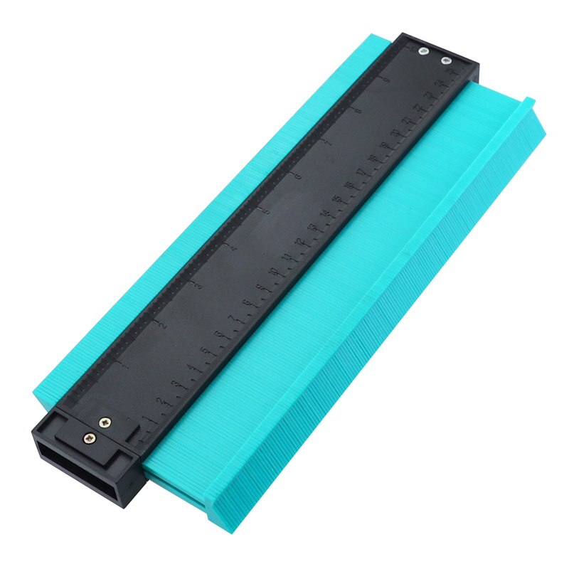 5/10 Inch Contour Gauge Plastic Profiel Kopie Gauge Profiel Jig Gids Markering Voor Tegel Rand Vorm Kopie Meetinstrument: 10inch-green