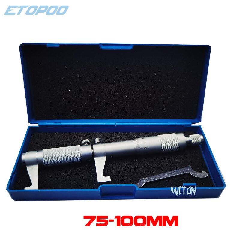 Inside Micrometer Internal Diameter Metric Screw Carbide Gauge Precision Measuring Instrument Internal Diameter Gage Gauge Tools: 75-100mm