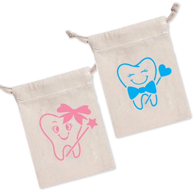 Sac à dents pour enfants garçons et filles, boîte souvenir, fournitures de remise de diplôme d'anniversaire, Assistant de dentiste et d'hygiène pour écoliers