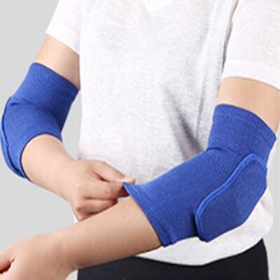 Elastische Ellenbogenschützer Verdickter Schwamm Ellenbogen Knieschützer Schutz Basketball Volleyball Sport Armmanschette Pad Erwachsene freundlicher: M / verrotten