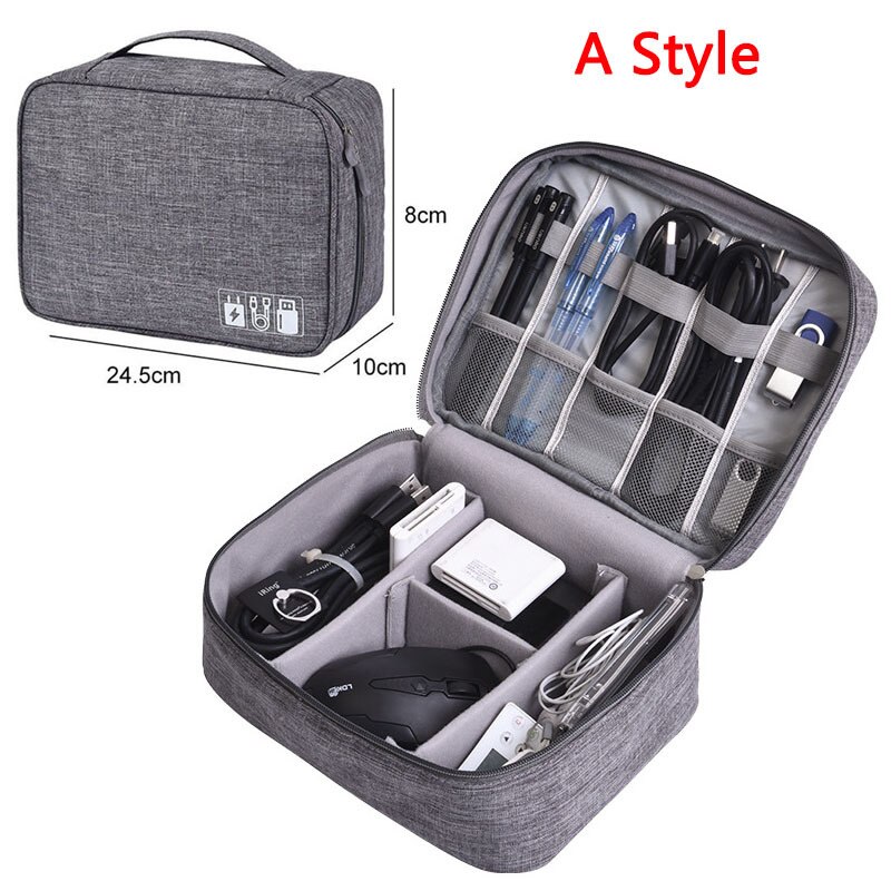 Power Bank Usb Travel Accessoires Digitale Tas Grote Shockproof Gadgets Pouch Elektronische Lader Kabel Oortelefoon Opbergtas