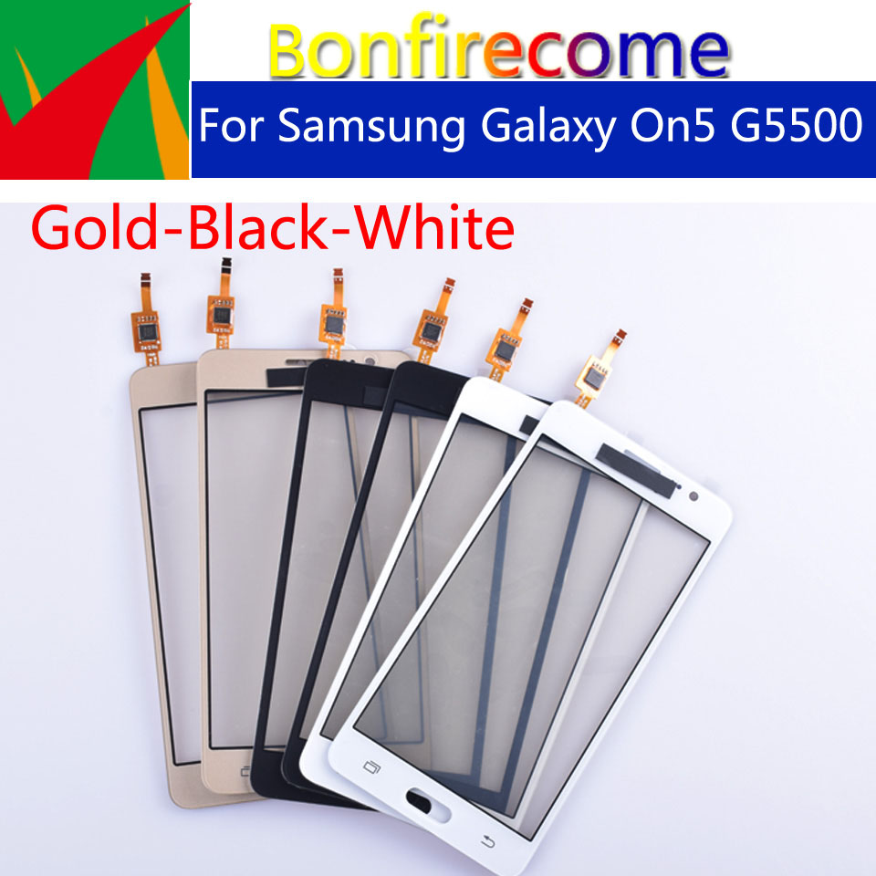 5.0&quot;For Samsung Galaxy On5 G5500 G550 G550FY Touch Screen Panel Sensor Digitizer Glass Touchscreen NO LCD
