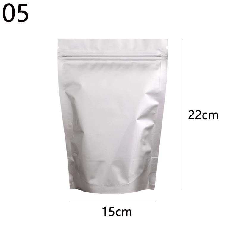 Aluminium Folie Zip-Lock Beutel Wiederverschließbaren Candy Beutel Verpackung Liefert Selbst-abdichtung Lebensmittel Lagerung Tasche Dicke: 15x22cm