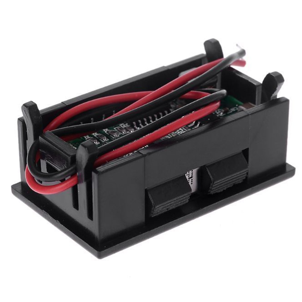 12 V Led Energiesparende Motorrad Auto Voltmeter Multifunktionale Niedrigen Wärme Spannung Batterie Panel Dual USB Digital Display Dauerhaft