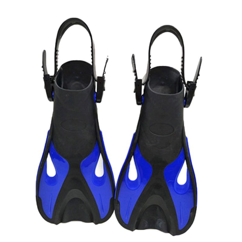 Children's Snorkel Fins - Adjustable Buckles - Open Heel - Pool Water Sports - US 9-13 / EU 24-29