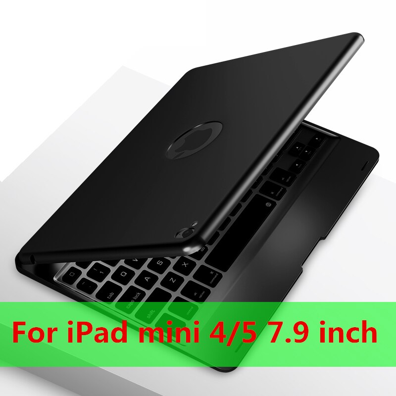 Flip Tastatur für Apple iPad mini 5 7,9 Fall Bluetooth Tastatur Fall für iPad 9,7 Air 2 9,7 Fall Tastatur tastatur: F1-black