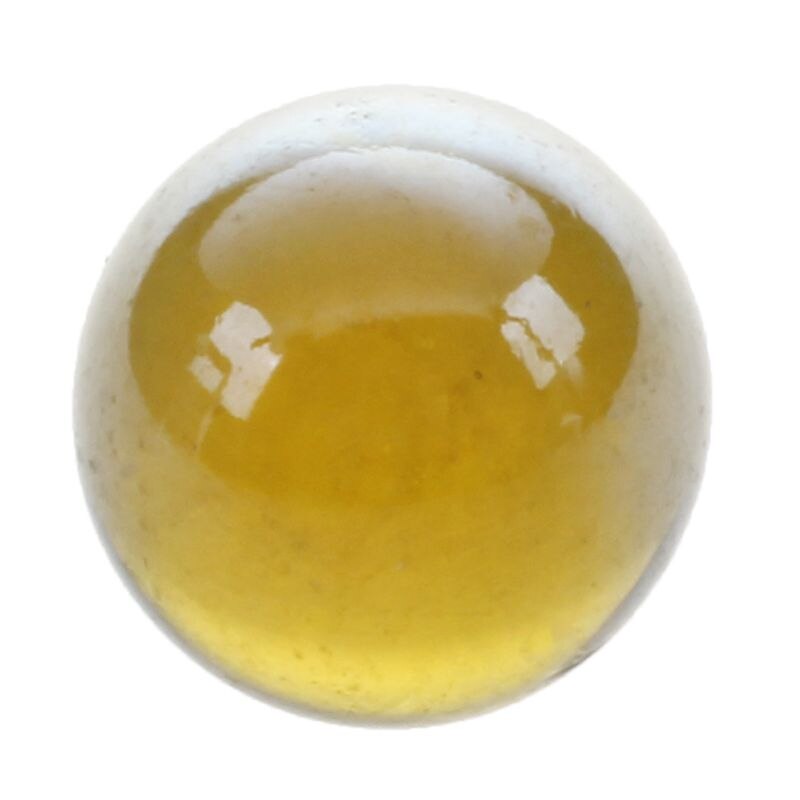 10 Pcs Knikkers 16Mm Glazen Knikkers Knicker Glas Ballen Decoratie: Yellow