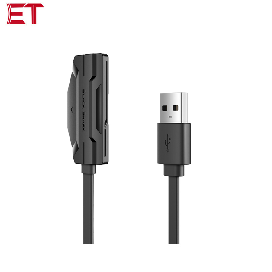 Original xiaomi preto tubarão ímã cabo de carregamento 18w carregamento rápido conexão magnética 1.2m cabo usb para tubarão preto 3 3pro