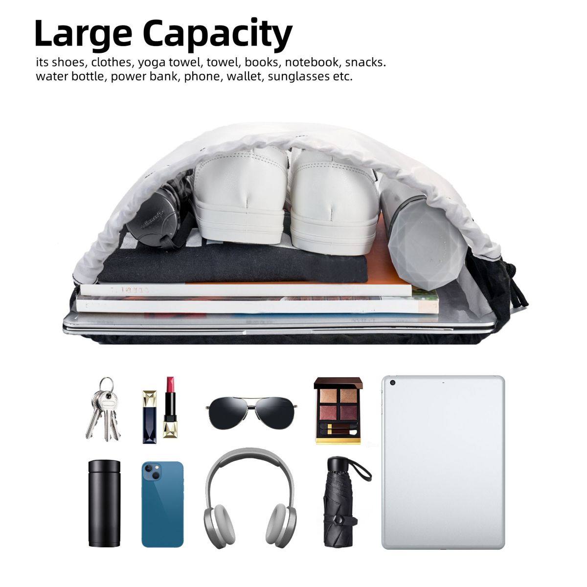 Custom Cool Paisley Bandana Style Drawstring Bags Women Men Lightweight Sports Gym Storage Backpack