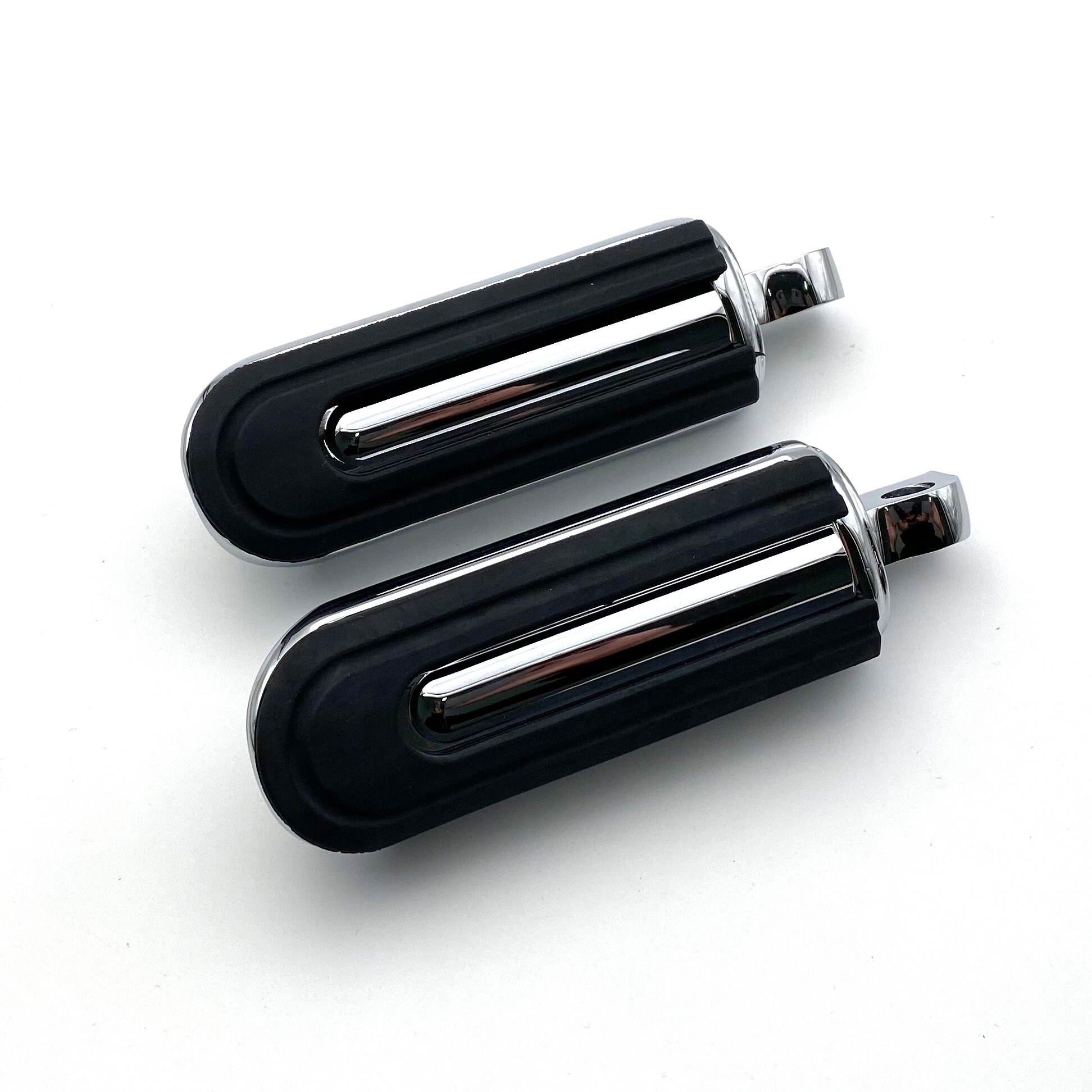 REALZION Motorcycle Part Male Mount Foot Pegs Footrest Footpegs For Harley Davidson Sportster Iron Touring Custom Dyna Softail: Style G