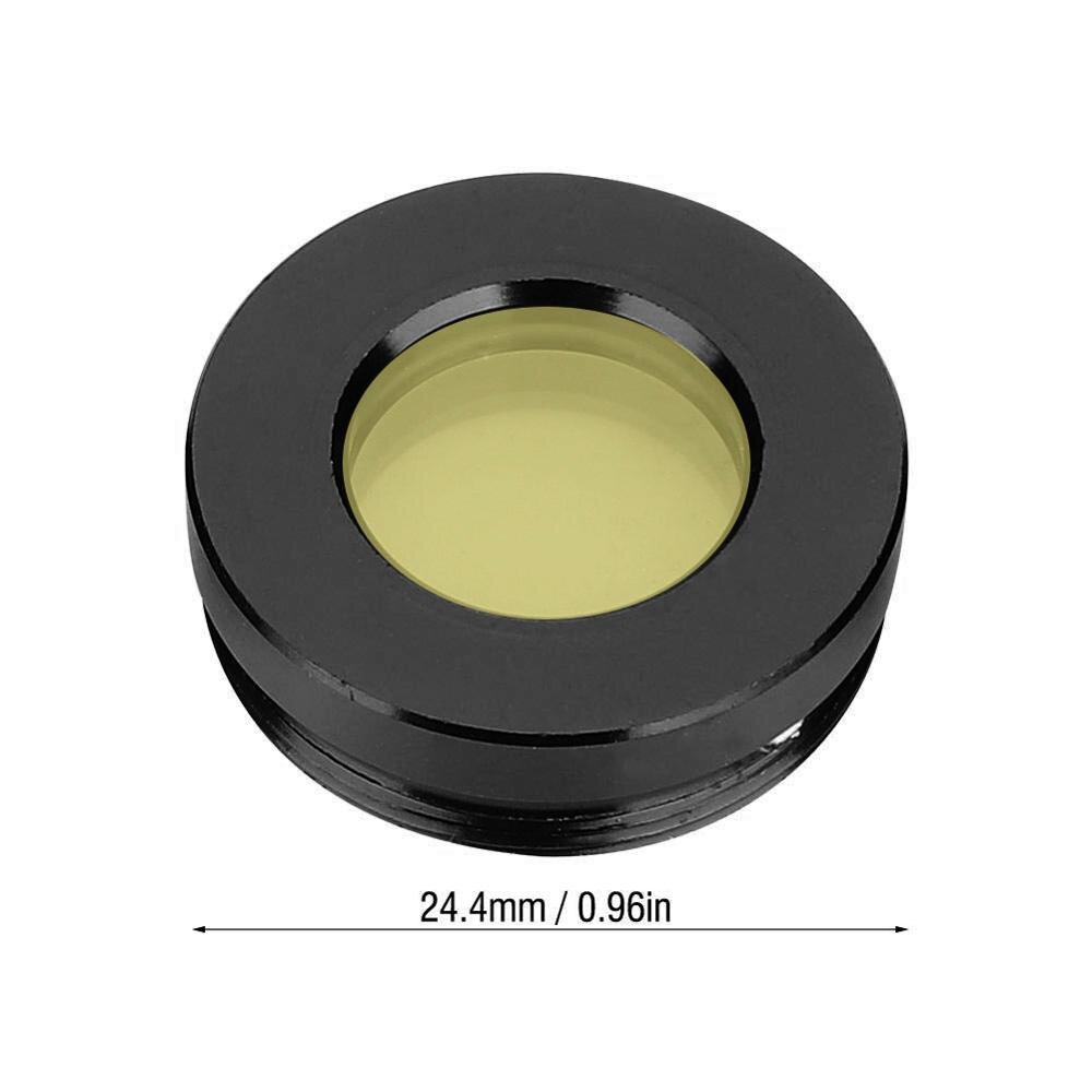 0.965 inch Telescope Sun Moon Planet Filtet Eyepieces Filters for Enhancing Definition Resolution TA3092-TA3096: Yellow