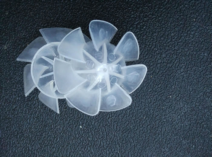 Piezas de ventilador de secador de pelo de 55mm, hoja de ventilador de 1,7mm, agujero para eje de motor de 2,1-2,3mm