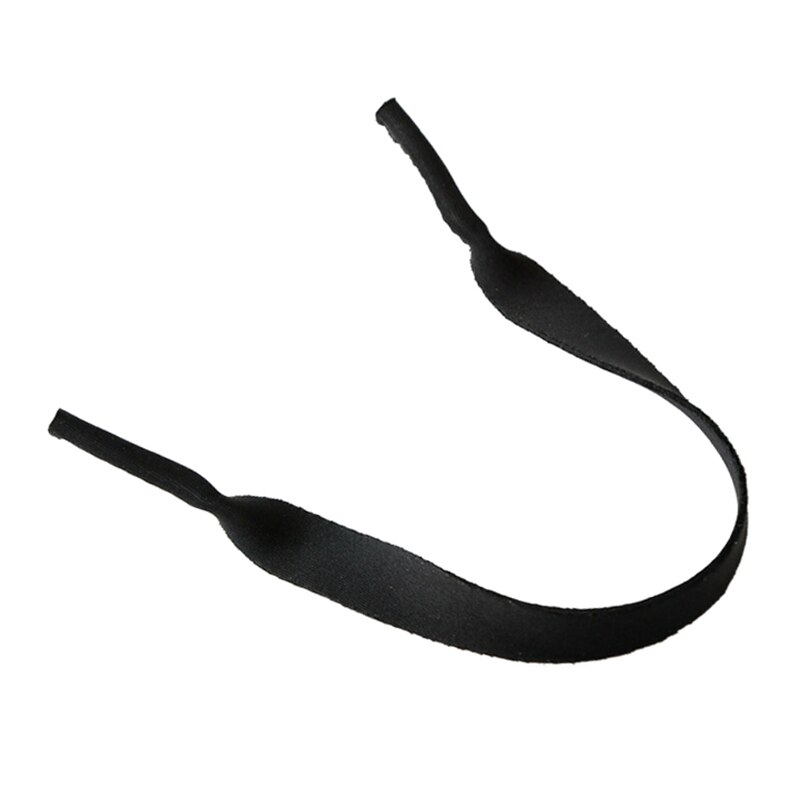 Brillen Houder Band Premium Zachte Neopreen Bril Anti Slip Strap Stretchy Neck Cord Sport Zonnebril Retainer Voor Mannen Wome: Black