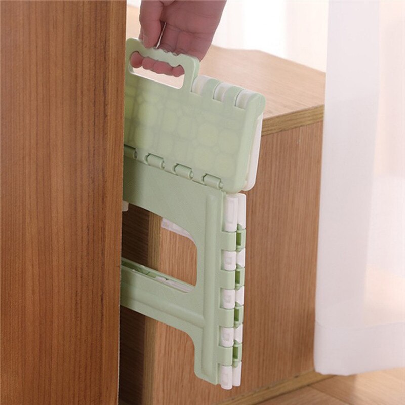Escalera plegable multifunción de plástico para el hogar y tren, almacenamiento al aire libre, taburete plegable para acampar para niños