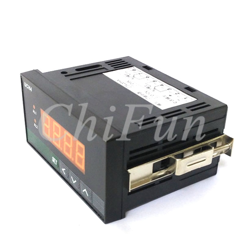 Intelligent digital display DC and AC ammeter with 2 relay output alarm transmitter 4-20ma Current acquisition can set alarm