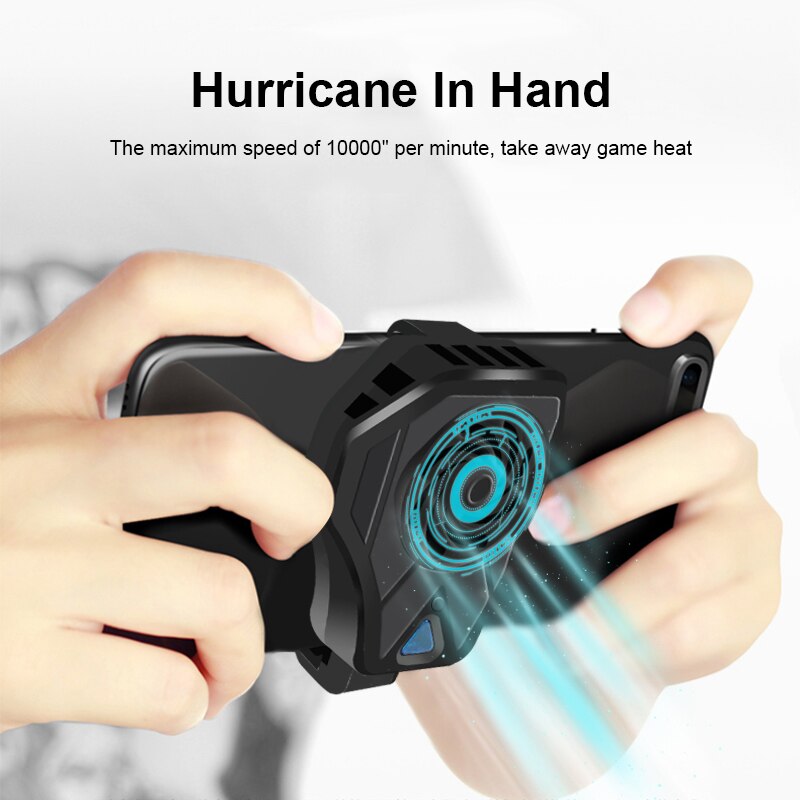 Universal Mobile Phone Radiator Gaming Phone Cooler Adjustable Portable Fan Holder Heat Sink For IPhone 12 Samsung Huawei Xiaomi