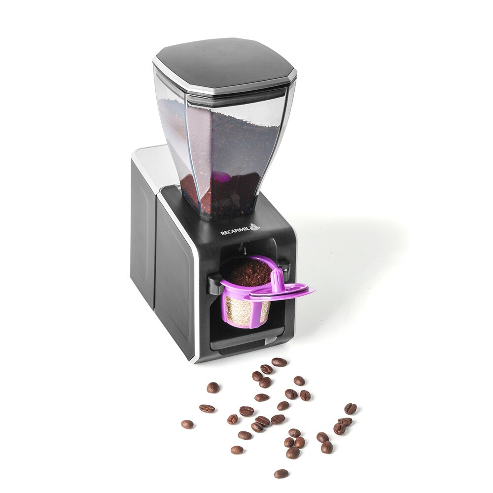 Pulverfyldemaskine kaffepulverfyldstof til k-kop kaffekapsel pulver dispenser kaffe pulver beholder køkkenværktøj
