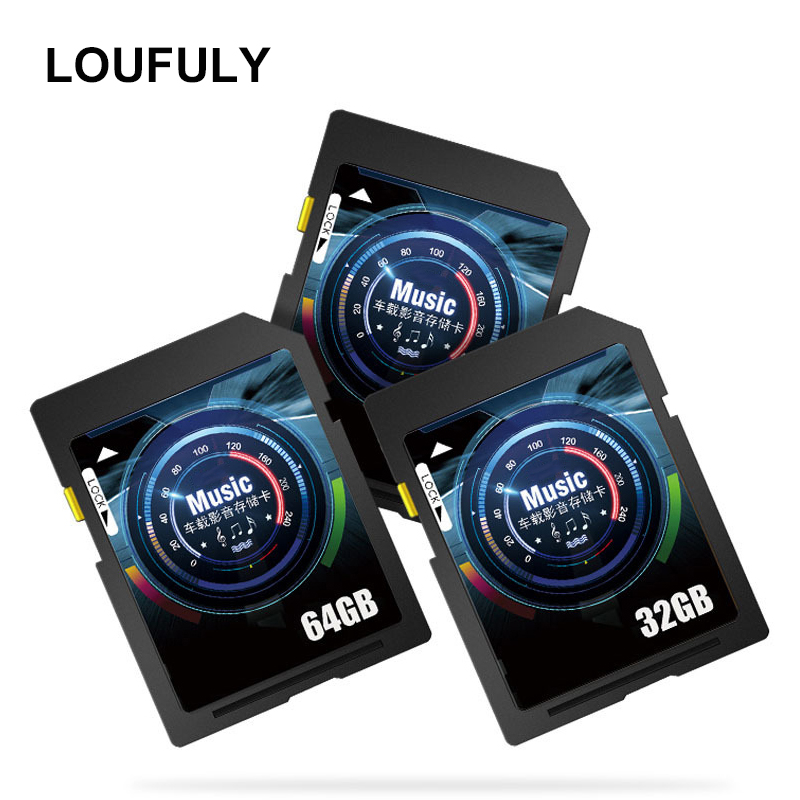 Big 32GB Memory Card SD 128G Camera Video Car 8GB 16GB 32GB 64GB 128GB SD Card For Car Music SLR High Speed