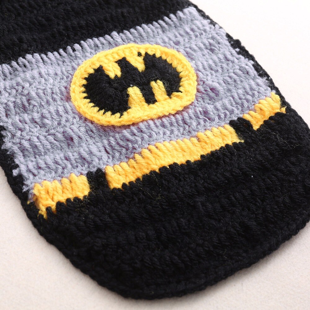 Novo bebê recém-nascido meninas meninos crochê malha traje foto fotografia adereços roupas novo