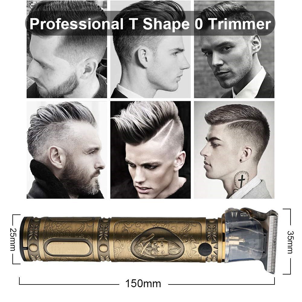 Electric Hair Clipper Hairdresser Electric Shaver Pro Li Outliner Barber Men Hair Trimmer Hair Cut T-blade Machine