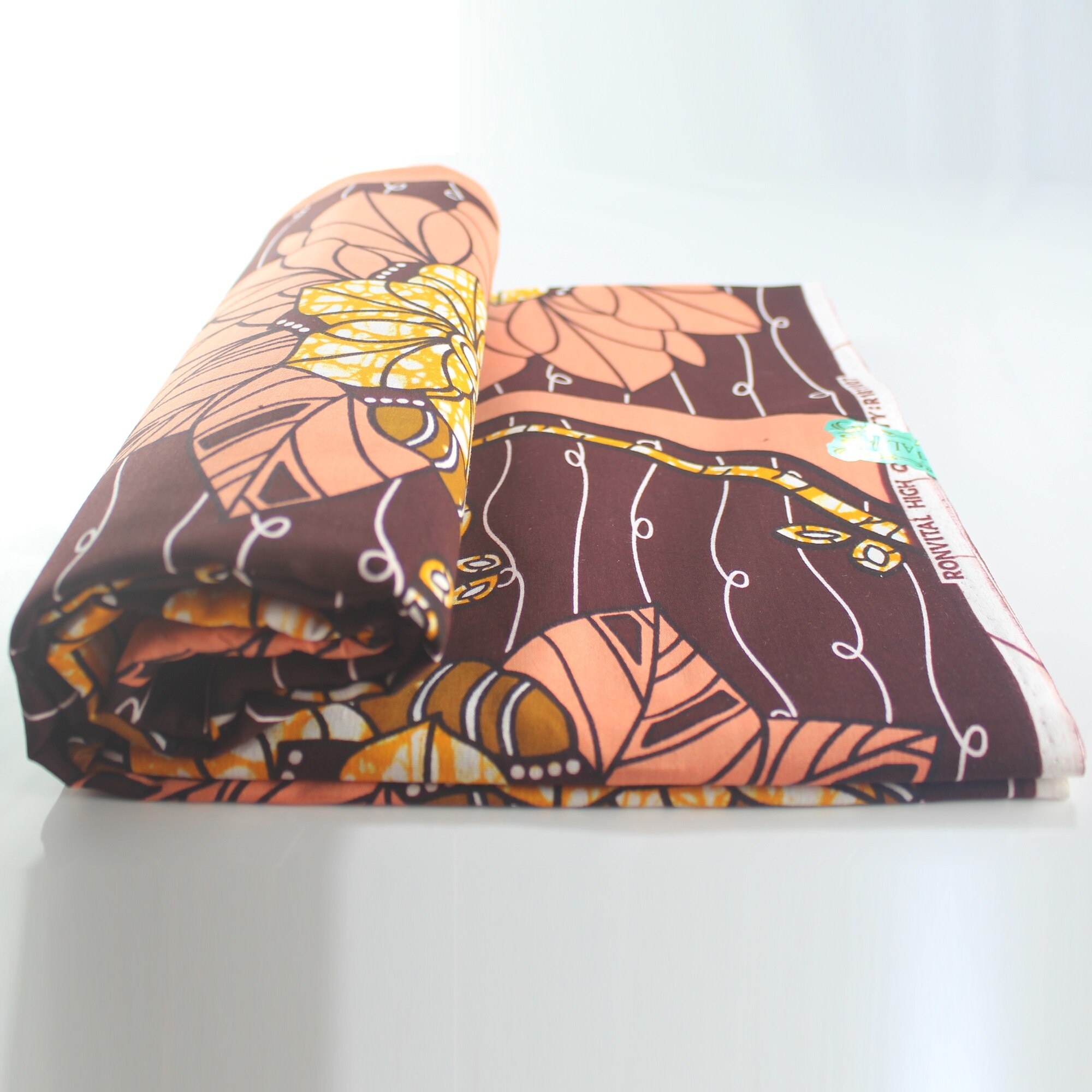 Tissu Wax Africain 100% Coton - Motif Ankara - 36 X 45 Pouces (environ 1 Mètre)